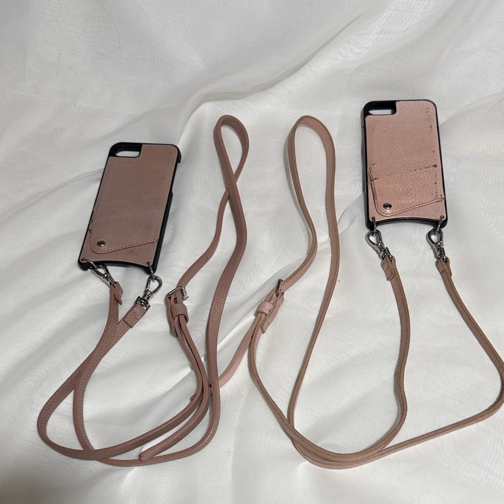 Bandolier Pink Crossbody Phone Case